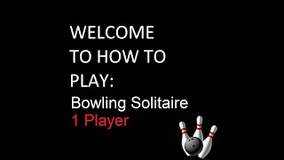 How to Play Bowling #solitaire screenshot 5