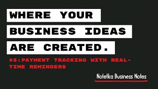 Smart Payment Tracking with Real-Time Reminders in Your Diary Planner | Manage Expenses in Notetka screenshot 3