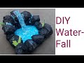 Miniature Waterfall Making/Waterfall Model Making/Waste Material Crafts/Newspaper /DIY