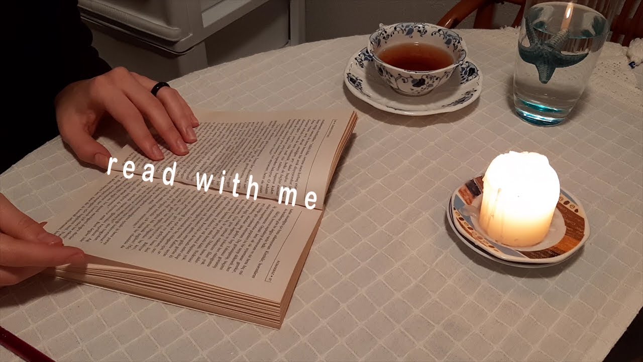 read with me 🌃~ mum ışığında birlikte okuyalım (No sound - sessiz )