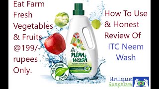 ITC Nim Wash #Unboxing #Review #HowToUse #Demo. Fresh Vegetables & Fruits @ 199/- Rupees Only.....