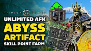 Crimson Desert Unlimited Afk Xp Farm & Abyss Artifact Skill Point Guide