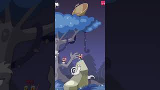 Wormix Mobile,Простой Вынос С Винтажной Пушки