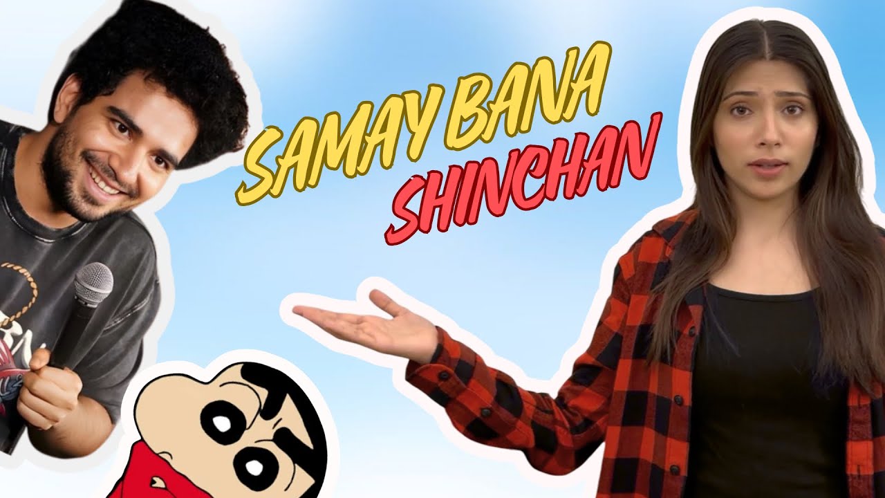 Samay Rena Cartoon @SamayRainaOfficial bana shinchan ️☺️#samayraina #shinchan #comedy # ...