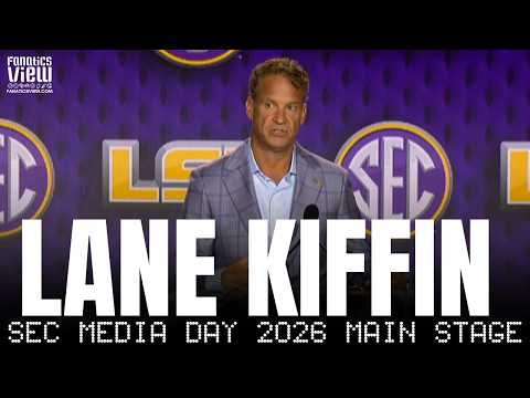 Lane Kiffin Previews LSU Tigers 2026 Season | SEC Media Day Main Stage Interview