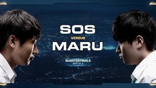 Maru vs sOs TvP - Quarterfinals - 2018 WCS Global Finals - StarCraft II