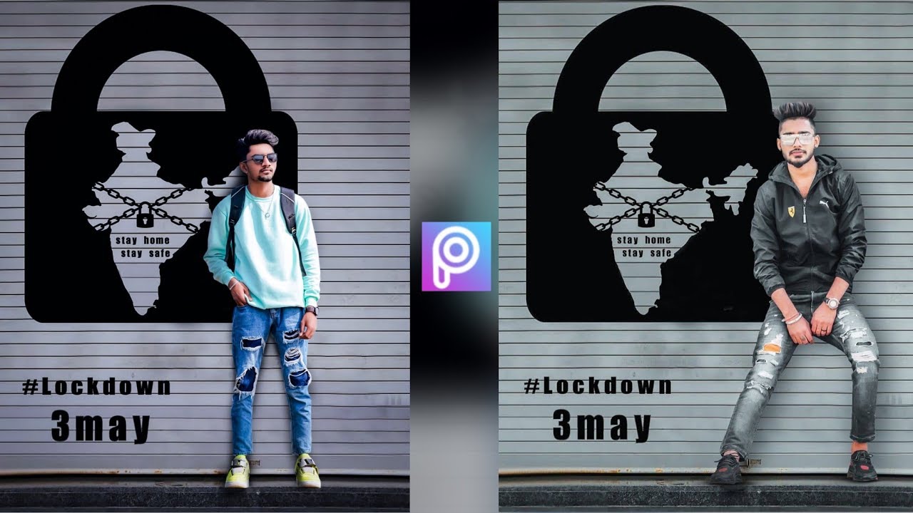 PicsArt Tutorial - How to Edit Photo in mobile | PicsArt manipulation (Lockdown Concept)