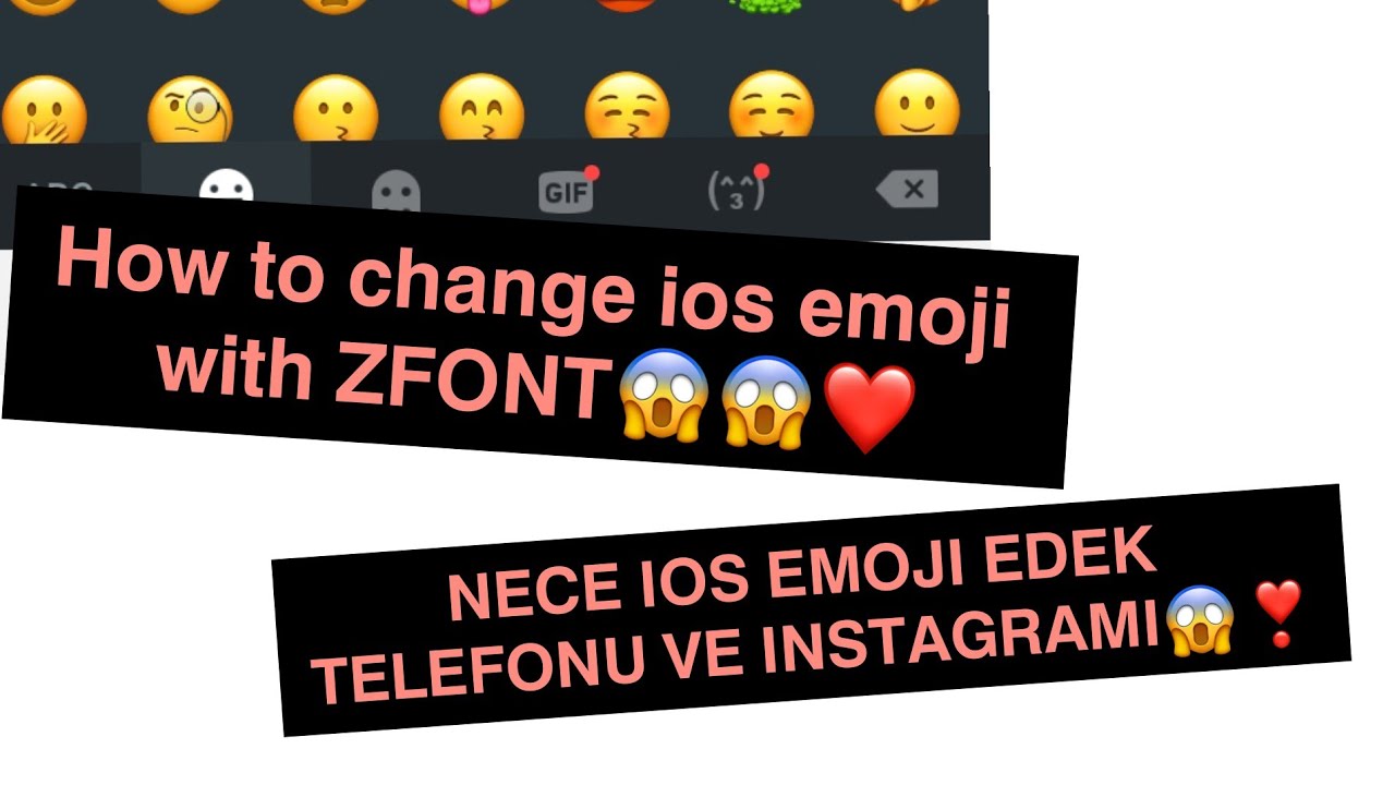 How to Change ios emoji with zfontAndroidi ios emoji etmek 10000