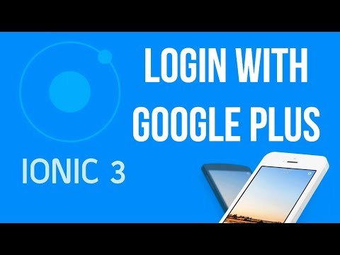 Ionic 3 Tutorial #27 Google Login