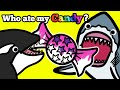 Great White Shark ate too much Candy and goes to the Dentist!