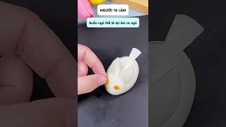 Biến quả trứng thành thỏ nhỏ dễ thương #xh #art #handmade #slime #diy #drawing #dyi #origami #draw