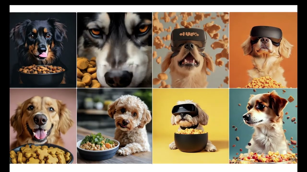 AI-Perfected Nutrition: The Future of Dog Food!  a demonstration video