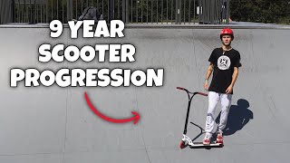 MY 9 YEAR SCOOTER PROGRESSION!