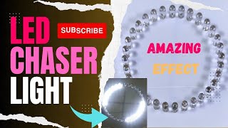 Amazing Super LED Chaser Circuit 2023 | How to Make | Using bc547 555 timer IC | @NZElectro ​