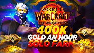 400k Gold An Hour  The Best Solo Gold Farm Retail