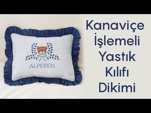 Kanaviçe İşlemeli Yastık Kılıfı Yapımı