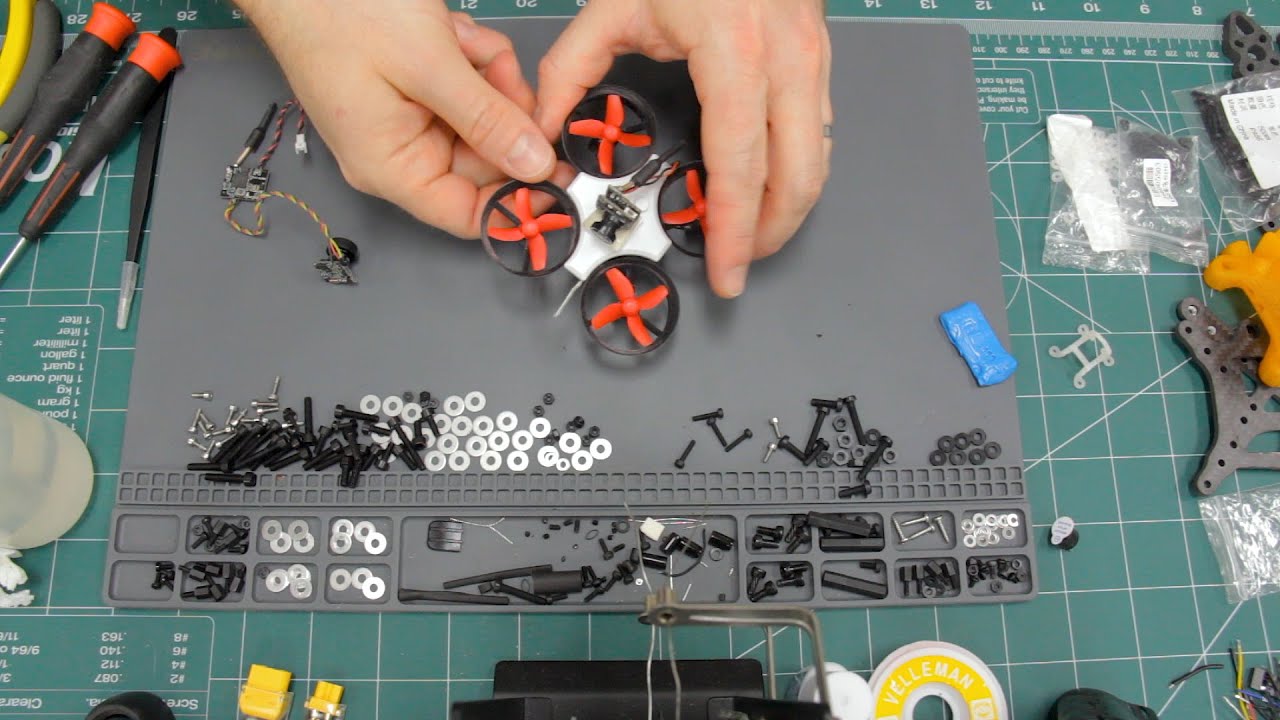 Making an Inexpensive FPV Micro Indoor Racing Drone