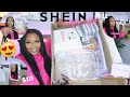 Huge 50 items shein haul unboxing home decor gadgets stationary kitchen  coupon code