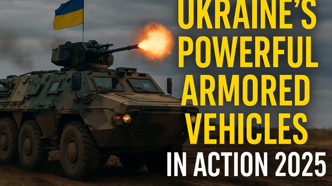 Ukraine’s Powerful Armored Vehicles in Action 2025 | Frontline Machines Revealed