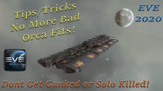 My Best High Sec Solo & Fleet Orca Fits to Fight off Gankers EVE 2020 *Updated Fits