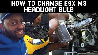 How to change E9X M3 Headlight Bulb || Easy DIY