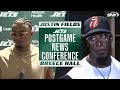 Justin Fields and Breece Hall talk about Jets' frustrating loss to the Dolphins