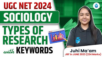 UGC NET Sociology 2024 | Types of Research With Keywords by Juhi Mam | UGC NET 2024 JRFAdda