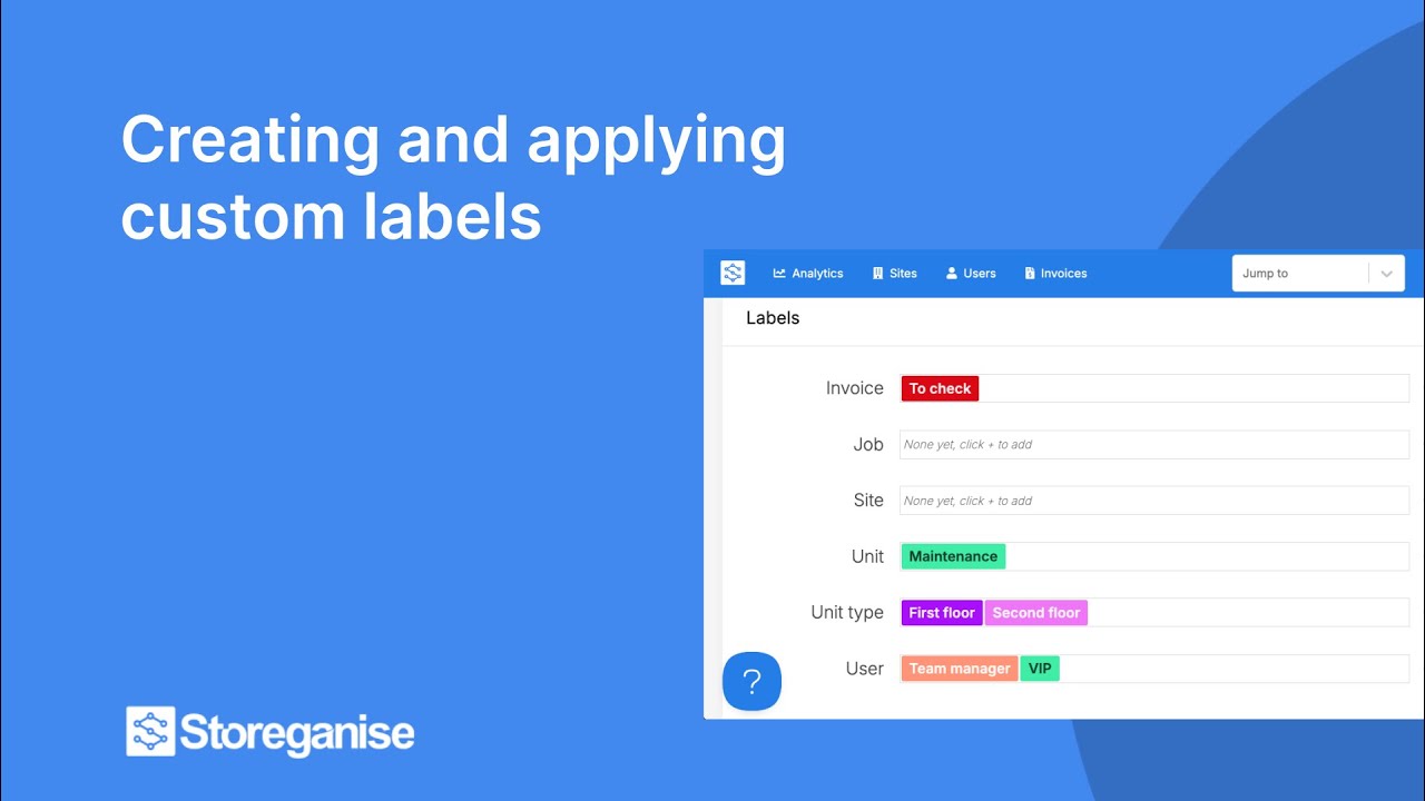 Creating and applying custom labels - YouTube