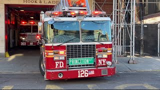 **EVERYONE GOES** FDNY Engine 303 & Ladder 126 responds to a first due class 3 alarm activation