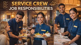 Download lagu Service Crew Job Responsibilities || Service Crew Job Interview @JobIntelligenceGlobal