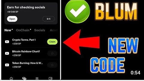Crypto Terms. Part 1 Blum Video Code Today | Blum Youtube Video Code | Blum Video Code Today