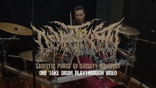 Download Lagu Devastrosity - Sadistic Purge of Society Manifest (Drum Playthrough) MP3