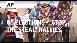 Trump supporters refuse to accept election defeat