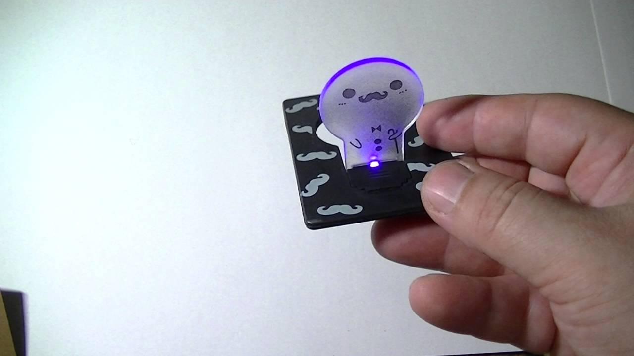 Folding Card Lamp Funny LED Cartoon from Gearbest