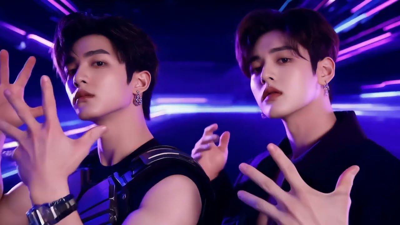 Violet Pulse | Boy x Boy Neon EDM Music Video