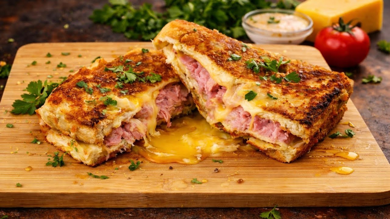 DER Hack für das perfekte Frühstück: Käse-Schinken-Eier-Taschen in 10 Min!