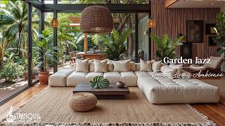 Cozy Forest Garden Jazz | Soft Jazz Melody With Wooden Forest Living Room For Relax And Work screenshot 3