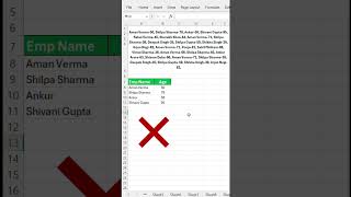99% office employees ye shortcut nahi jaante | TEXTSPLIT Function in Excel! #explore #trending