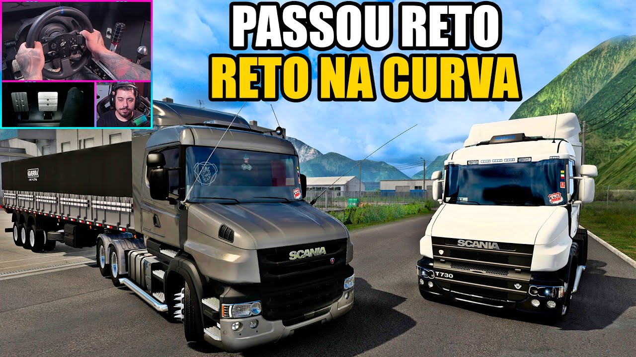DEU PT NO CAMINHÃO KKK - EURO TRUCK SIMULATOR 2 - Thrustmaster T300RS