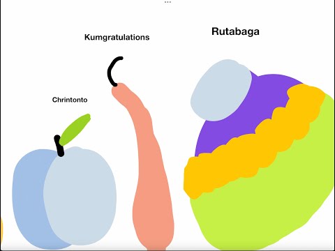 Infinite Zoom Drawing Fruit & Veggies Size Comparison by Pecho part 2 #endlesspaper