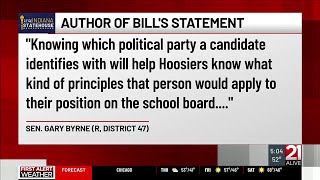 Gov. Braun signs law requiring political affiliations for school board elections in Indiana