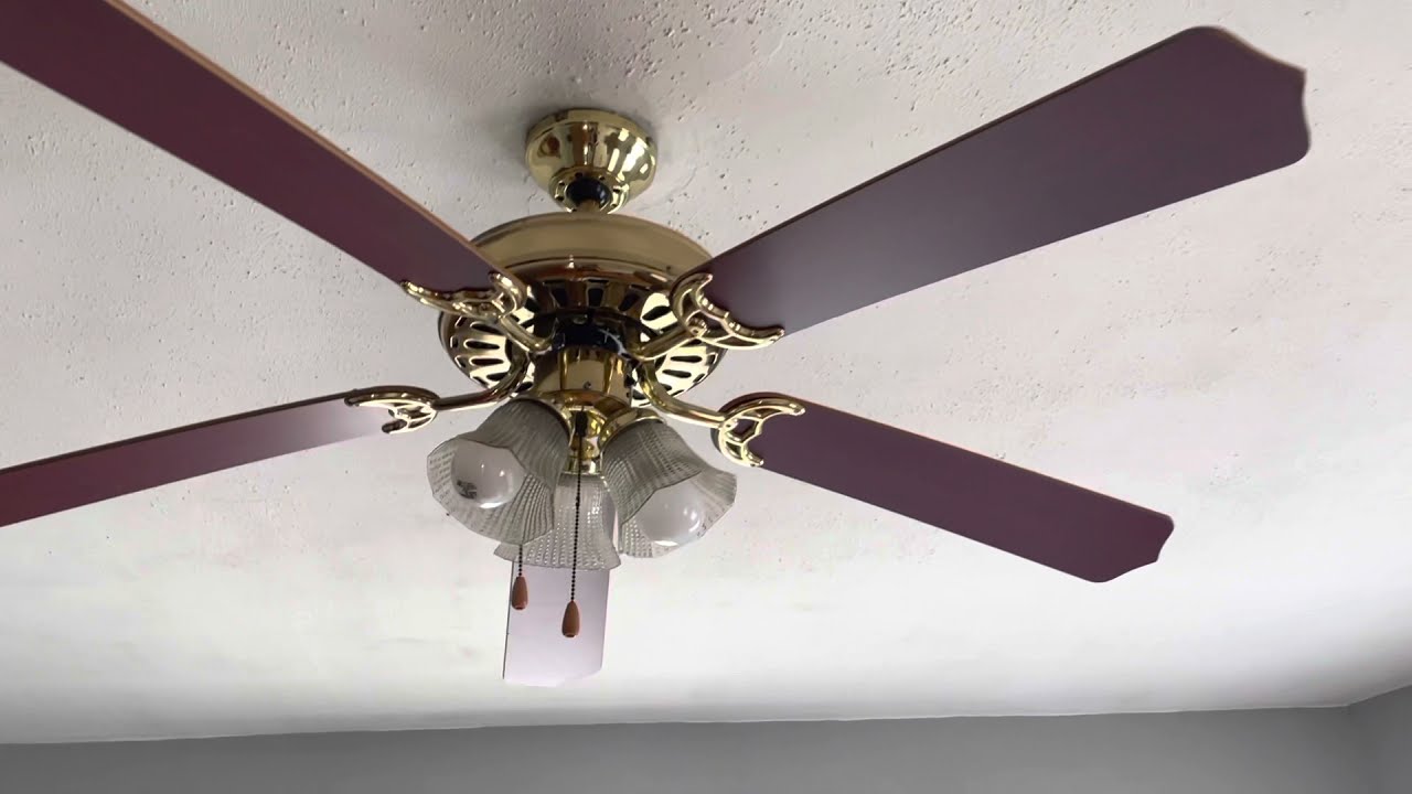 Heritage Lancaster Ceiling Fan 52” at Brandon’s Apartment YouTube