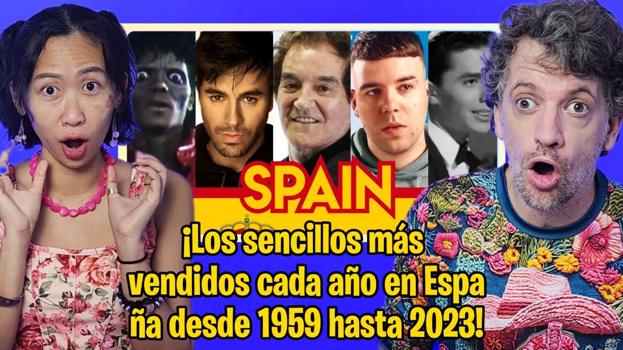 Our Reaction to Most Popular Songs in Spain [1959-2023]