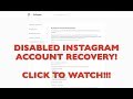 Instagram Disabled Account Recovery | Direct link in Bio | MarQuis Trill