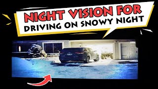 Night Vision for Car to Increase Safe Driving on Snowy Night! [Lanmodo Vast ]