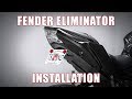 How to install a Standard Fender Eliminator on a 2017+ Kawasaki Ninja 650 / Z650 by TST Industries