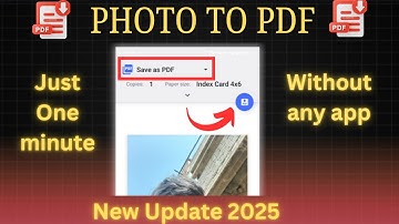 MOBILE Se Pdf Kaise Banaye 2025 | How To Create a Pdf File On Mobile