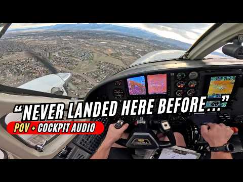 POV: Where's the Airport?! Landing in Colorado Springs (with Cockpit Audio)