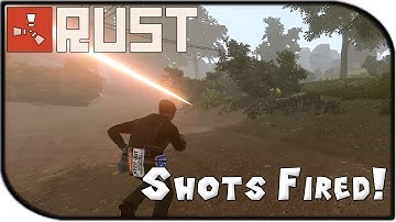Rust Gameplay Part 9 - "SHOTS FIRED!" (Official Server)