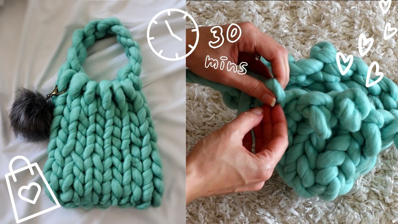 Extra Thick Yarn Bag, Thick Yarn Thread